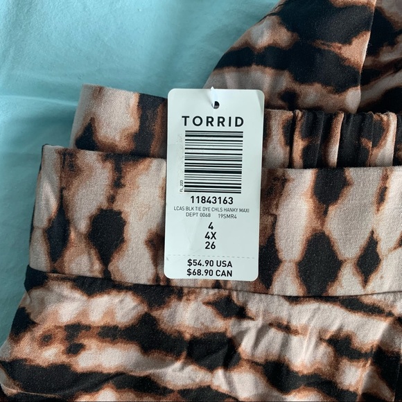 Torrid Challis Maxi Skirt - 4X (26) - Picture 4 of 6